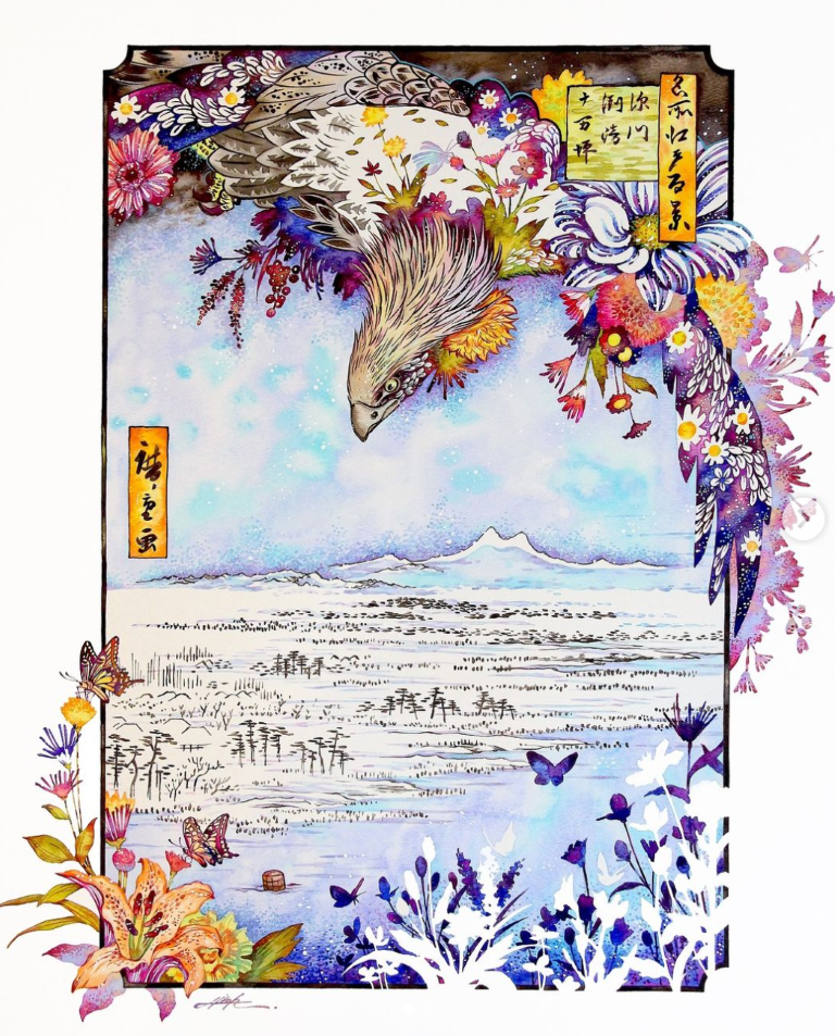 走入水彩藝術家武田弘樹HirokiTakeda動物花草與浮世繪世界- 療日子